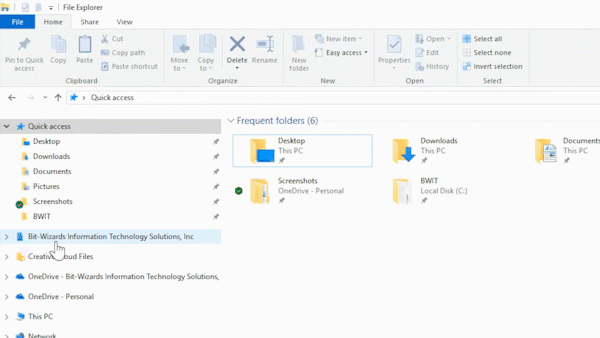 synced SharePoint library