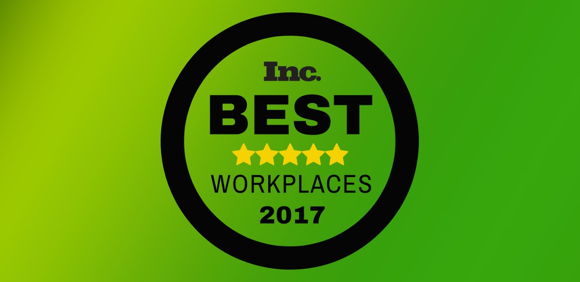 Inc Best Workplaces Winner 2017