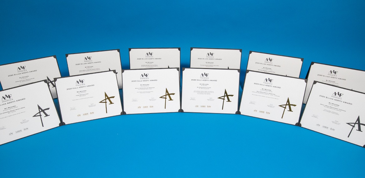12 ADDY Awards for the Bit-Wizards Team