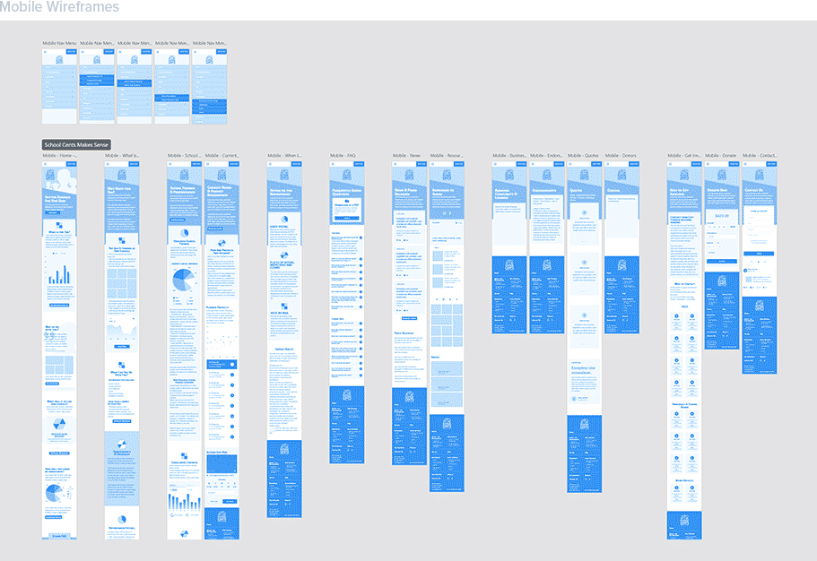 Mobile Wireframes