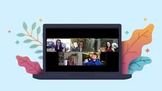 Remote team graphic