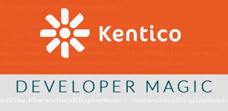 Building an Event Schedule with Universal Viewers in Kentico