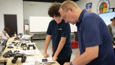 Bit-Wizards team working with young people