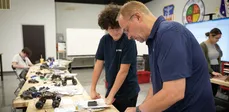 Bit-Wizards team working with young people