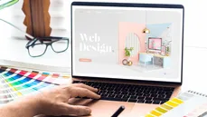 Person looking at a website