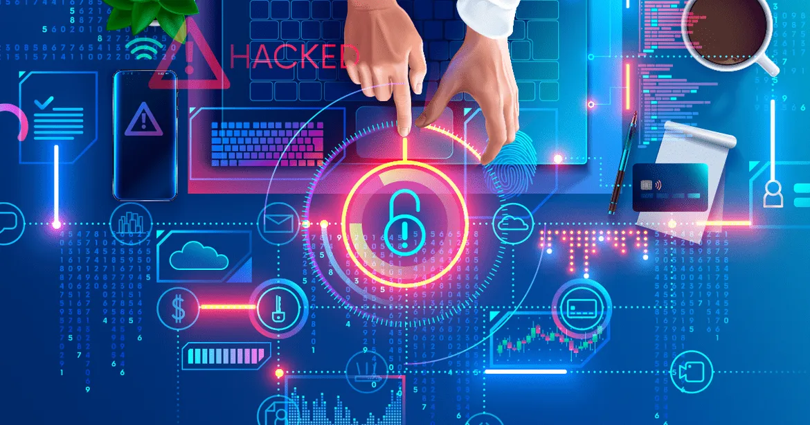 Employee Pondering Computer Security