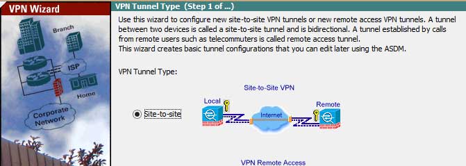 cisco asa 5505 site to site vpn