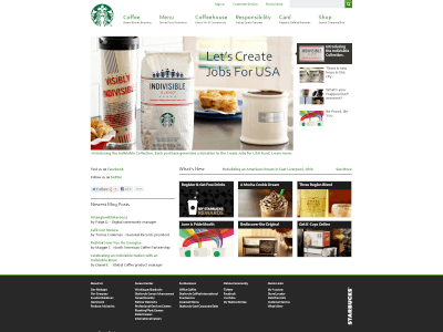starbucks desktop home page