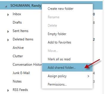 shared folder access