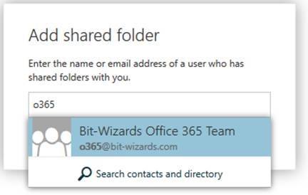 add shared folder