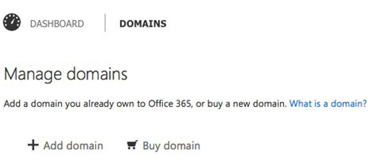 manage domains office 365