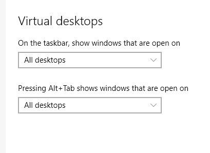 windows 10 default settings window