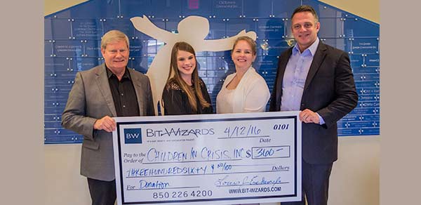 Children in Crisis and Bit-Wizards Donation