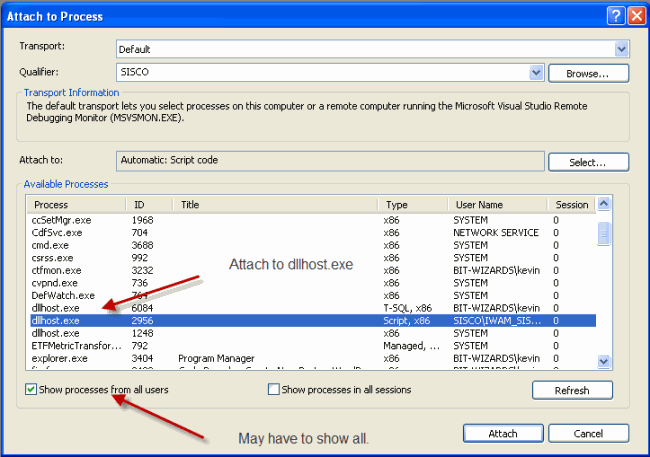  Net Framework 3 5 SP1 Debugging Classic ASP With Visual Studio 2008 SP1  and 3  5  