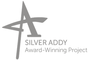silver addy award-winning project