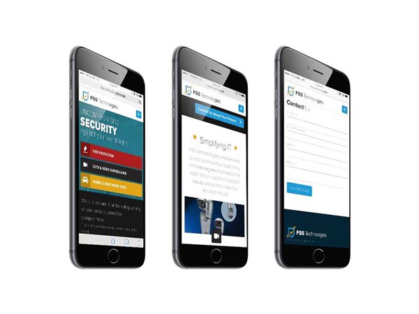 fss website mobile device view