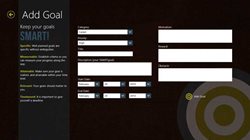 add goal screen