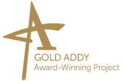 gold addy award-winning video project