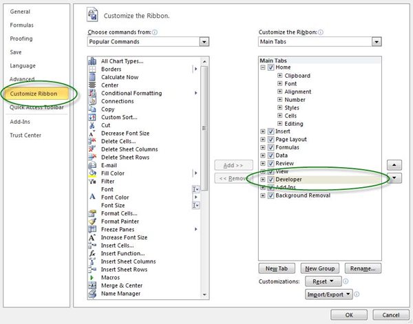 export excel 2010 to xml