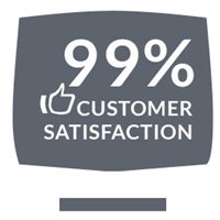 99%25 customer satisfaction